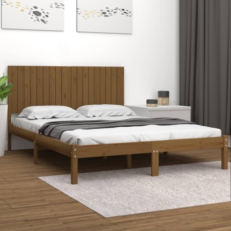 Giroletto Miele in Legno Massello 180x200 cm 6FT Super King