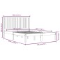 Giroletto Miele in Legno Massello 180x200 cm 6FT Super King Giroletto Miele in Legno Massello 180x200 cm 6FT Super King