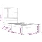 Giroletto Miele in Legno Massello di Pino 90x200 cm