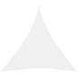 Parasole a Vela Oxford Triangolare 3,6x3,6x3,6 m Bianco Parasole a Vela Oxford Triangolare 3,6x3,6x3,6 m Bianco