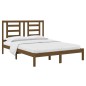 Giroletto Miele in Legno Massello di Pino 135x190cm 4FT6 Double Giroletto Miele in Legno Massello di Pino 135x190cm 4FT6 Double