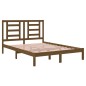 Giroletto Miele in Legno Massello di Pino 135x190cm 4FT6 Double Giroletto Miele in Legno Massello di Pino 135x190cm 4FT6 Double