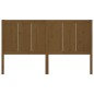 Testiera per Letto Miele 125,5x4x100 cm Legno Massello di Pino Testiera per Letto Miele 125,5x4x100 cm Legno Massello di Pino