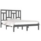 Giroletto Grigio Legno Massello Pino 180x200 cm 6FT Super King