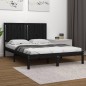 Giroletto Nero in Legno Massello di Pino 140x190 cm Giroletto Nero in Legno Massello di Pino 140x190 cm