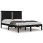 Giroletto Nero in Legno Massello di Pino 140x190 cm Giroletto Nero in Legno Massello di Pino 140x190 cm