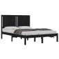 Giroletto Nero in Legno Massello di Pino 140x190 cm Giroletto Nero in Legno Massello di Pino 140x190 cm