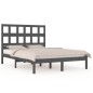 Giroletto Grigio Legno Massello Pino 120x190cm 4FT Small Double Giroletto Grigio Legno Massello Pino 120x190cm 4FT Small Double