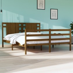 Giroletto Miele in Legno Massello Pino 150x200 cm 5FT King Size
