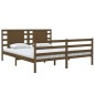 Giroletto Miele in Legno Massello Pino 150x200 cm 5FT King Size Giroletto Miele in Legno Massello Pino 150x200 cm 5FT King Size