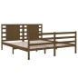 Giroletto Miele in Legno Massello Pino 150x200 cm 5FT King Size Giroletto Miele in Legno Massello Pino 150x200 cm 5FT King Size