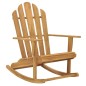 Sedia a Dondolo Adirondack in Legno Massello di Teak Sedia a Dondolo Adirondack in Legno Massello di Teak