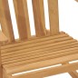 Sedia a Dondolo Adirondack in Legno Massello di Teak Sedia a Dondolo Adirondack in Legno Massello di Teak