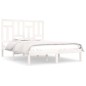 Giroletto Bianco Legno Massello Pino 180x200 cm 6FT Super King Giroletto Bianco Legno Massello Pino 180x200 cm 6FT Super King