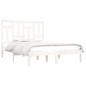 Giroletto Bianco Legno Massello Pino 180x200 cm 6FT Super King Giroletto Bianco Legno Massello Pino 180x200 cm 6FT Super King