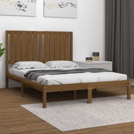 Giroletto Miele in Legno Massello 120x190 cm 4FT Small Double