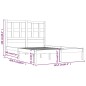 Giroletto Miele in Legno Massello Pino 150x200 cm 5FT King Size Giroletto Miele in Legno Massello Pino 150x200 cm 5FT King Size