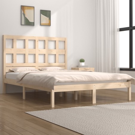 Giroletto in Legno Massello di Pino 120x190 cm 4FT Small Double
