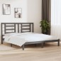 Giroletto Grigio in Legno Massello 180x200 cm 6FT Super King Giroletto Grigio in Legno Massello 180x200 cm 6FT Super King