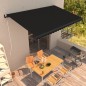 Tenda da Sole Retrattile Automatica 600x300 cm Antracite Tenda da Sole Retrattile Automatica 600x300 cm Antracite
