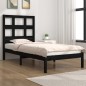 Giroletto Nero in Legno Massello 75x190 cm 2FT6 Small Single Giroletto Nero in Legno Massello 75x190 cm 2FT6 Small Single