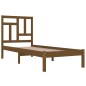 Giroletto Miele in Legno Massello 75x190 cm 2FT6 Small Single Giroletto Miele in Legno Massello 75x190 cm 2FT6 Small Single