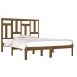 Giroletto Miele in Legno Massello Pino 150x200 cm 5FT King Size Giroletto Miele in Legno Massello Pino 150x200 cm 5FT King Size