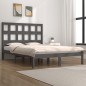 Giroletto Grigio Legno Massello Pino 180x200 cm 6FT Super King Giroletto Grigio Legno Massello Pino 180x200 cm 6FT Super King