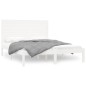vidaXL Giroletto Bianco in Legno Massello 120x200 cm vidaXL Giroletto Bianco in Legno Massello 120x200 cm