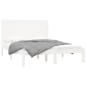vidaXL Giroletto Bianco in Legno Massello 120x200 cm vidaXL Giroletto Bianco in Legno Massello 120x200 cm