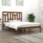 Giroletto Miele in Legno Massello 120x190 cm 4FT Small Double Giroletto Miele in Legno Massello 120x190 cm 4FT Small Double