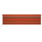 Tenda Retrattile Automatica con Parasole 6x3 m Arancio Marrone