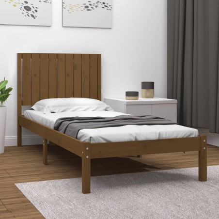Giroletto Miele in Legno Massello di Pino 90x200 cm