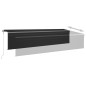 Tenda da Sole Retrattile Automatica con Parasole 6x3m Antracite Tenda da Sole Retrattile Automatica con Parasole 6x3m Antracite