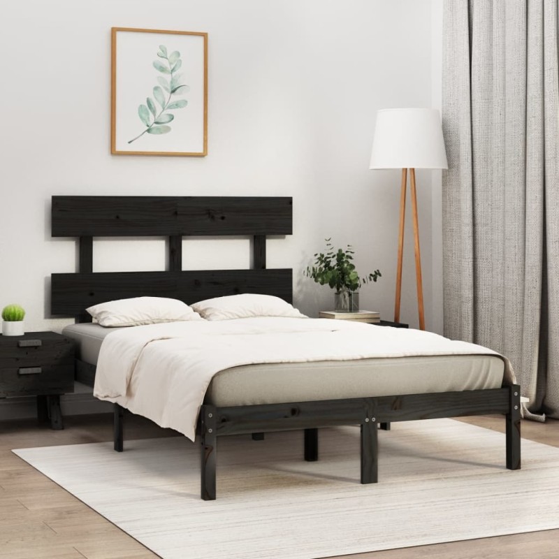 Giroletto Nero in Legno Massello 140x190 cm Giroletto Nero in Legno Massello 140x190 cm
