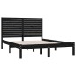 Giroletto Nero in Legno Massello 160x200 cm Giroletto Nero in Legno Massello 160x200 cm
