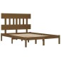 Giroletto Miele in Legno Massello 150x200 cm 5FT King Size Giroletto Miele in Legno Massello 150x200 cm 5FT King Size