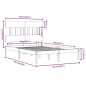 vidaXL Giroletto Nero in Legno Massello 200x200 cm vidaXL Giroletto Nero in Legno Massello 200x200 cm