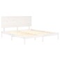 Giroletto Bianco in Legno Massello di Pino 160x200 cm Giroletto Bianco in Legno Massello di Pino 160x200 cm