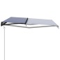 Tenda da Sole Retrattile Automatica 600x300 cm Blu e Bianca Tenda da Sole Retrattile Automatica 600x300 cm Blu e Bianca