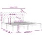 Giroletto Bianco 200x200 cm in Legno Massello Giroletto Bianco 200x200 cm in Legno Massello