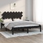 Giroletto Nero 140x190 cm in Legno Massello Giroletto Nero 140x190 cm in Legno Massello