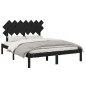 Giroletto Nero 140x190 cm in Legno Massello Giroletto Nero 140x190 cm in Legno Massello