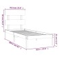 Giroletto Miele in Legno Massello 90x200 cm Giroletto Miele in Legno Massello 90x200 cm