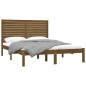 Giroletto Miele in Legno Massello 150x200 cm 5FT King Size Giroletto Miele in Legno Massello 150x200 cm 5FT King Size