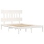 Giroletto Bianco in Legno Massello 180x200 cm 6FT Super King Giroletto Bianco in Legno Massello 180x200 cm 6FT Super King