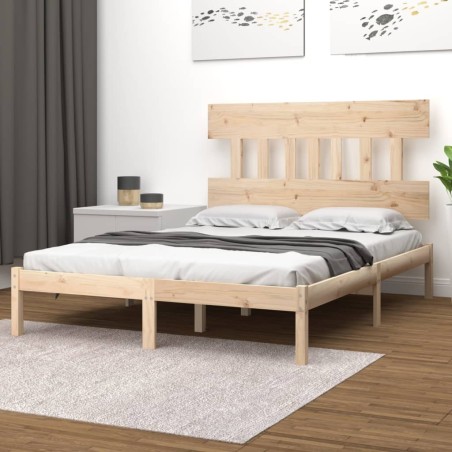 Giroletto in Legno Massello 135x190 cm 4FT6 Double