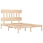 Giroletto in Legno Massello 135x190 cm 4FT6 Double