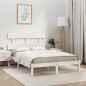 Giroletto Bianco in Legno Massello 180x200 cm 6FT Super King