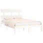 Giroletto Bianco in Legno Massello 180x200 cm 6FT Super King